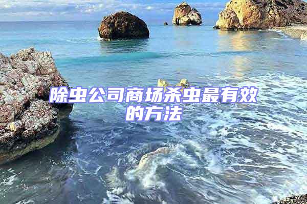 除蟲(chóng)公司商場(chǎng)殺蟲(chóng)最有效的方法