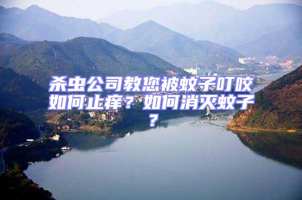 殺蟲(chóng)公司教您被蚊子叮咬如何止癢？如何消滅蚊子？