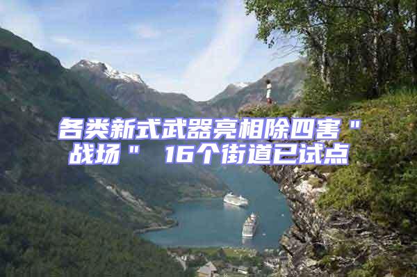 各類新式武器亮相除四害＂戰(zhàn)場＂ 16個街道已試點