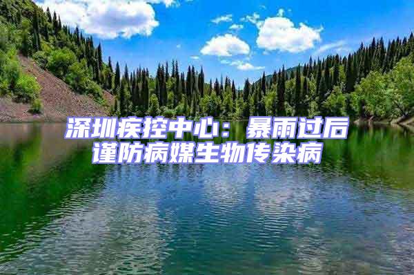 深圳疾控中心：暴雨過(guò)后謹(jǐn)防病媒生物傳染病