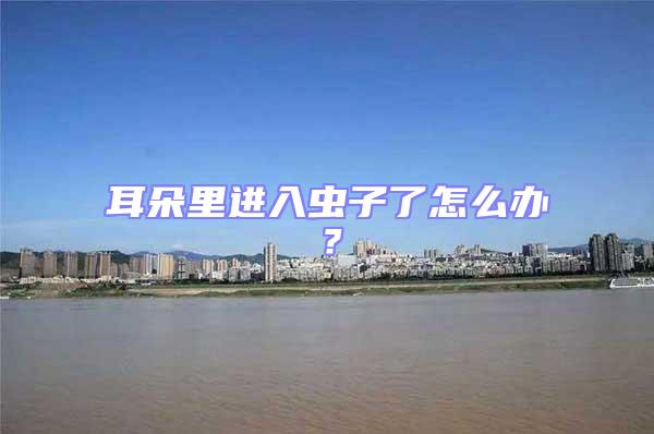 耳朵里進入蟲子了怎么辦？