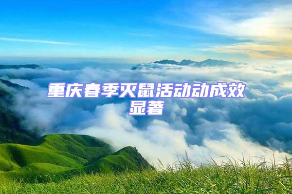 重慶春季滅鼠活動(dòng)動(dòng)成效顯著