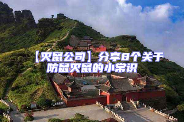 【滅鼠公司】分享8個關于防鼠滅鼠的小常識