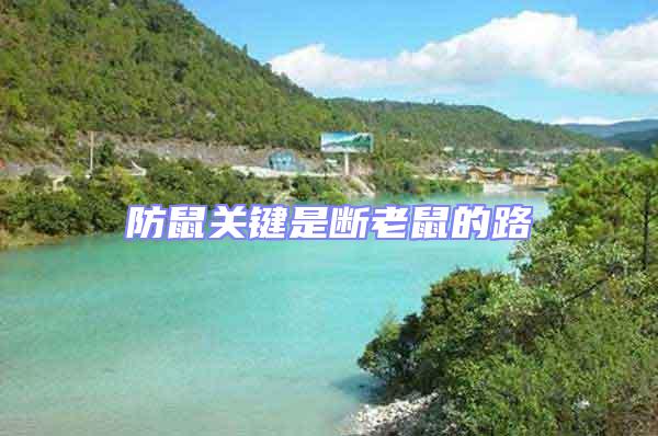 防鼠關(guān)鍵是斷老鼠的路