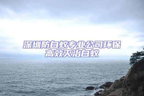 深圳防白蟻專業(yè)公司環(huán)保高效滅治白蟻