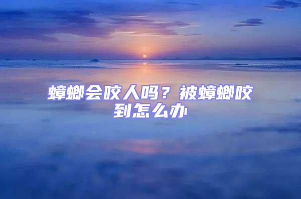 蟑螂會咬人嗎？被蟑螂咬到怎么辦