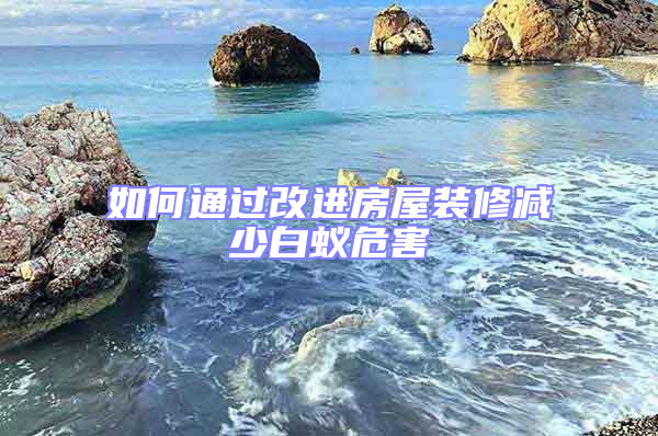 如何通過改進(jìn)房屋裝修減少白蟻危害