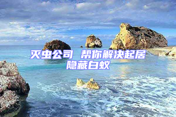 滅蟲(chóng)公司 幫你解決起居隱藏白蟻