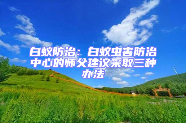 白蟻防治：白蟻蟲(chóng)害防治中心的師父建議采取三種辦法